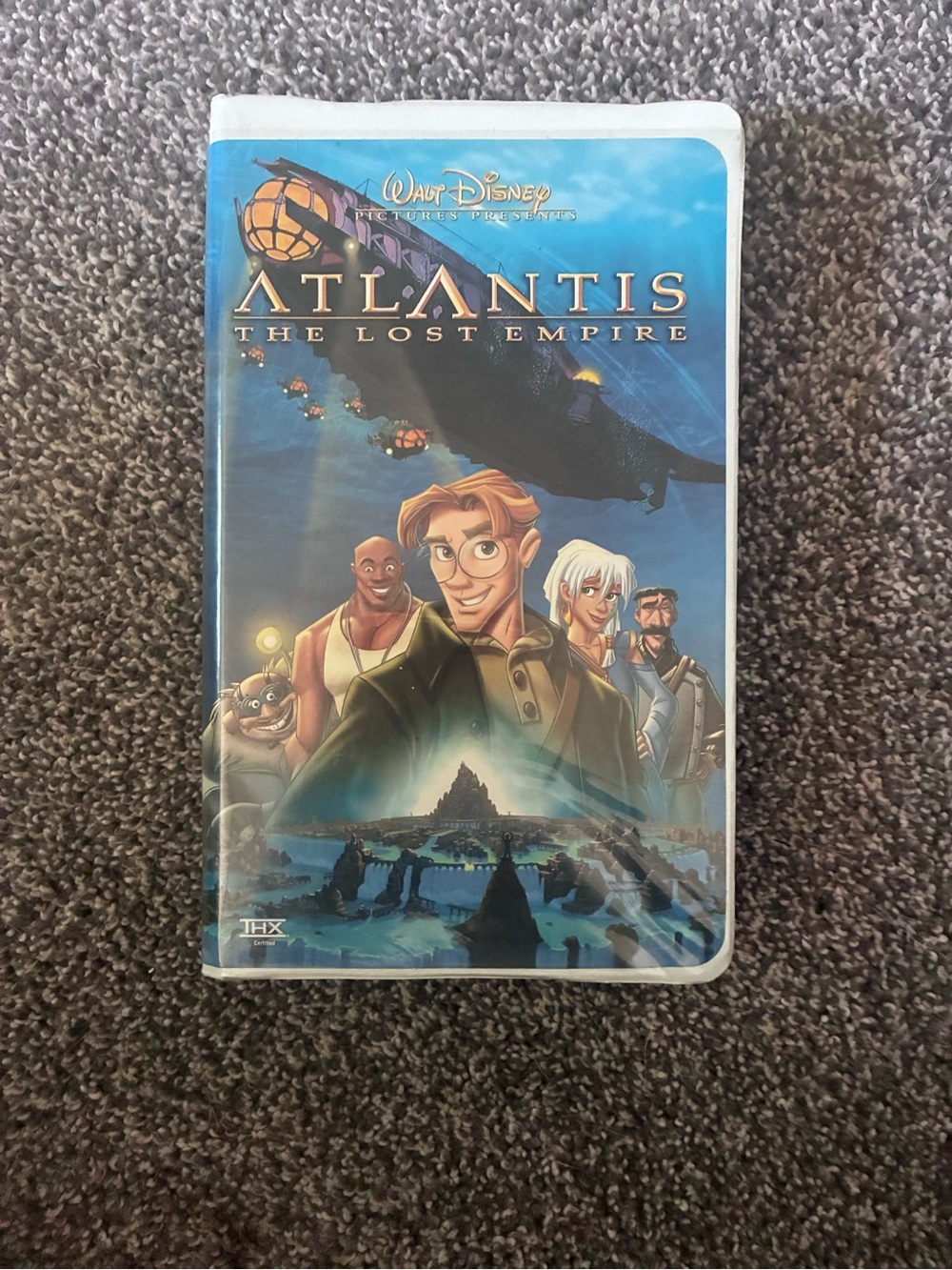Disney Atlantis: The Lost Empire VHS - Blue Cover Artwork